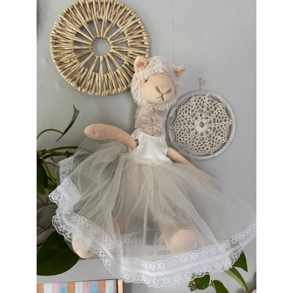Lunaki Kids‎ Llama Plush Ballerina Stuffed Animal Toy Tulle Dress Cute